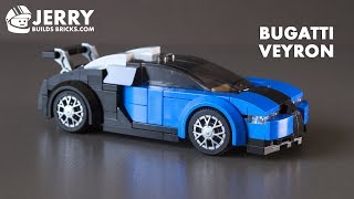 LEGO Bugatti Veyron instructions MOC 45 [upl. by Auqinimod918]