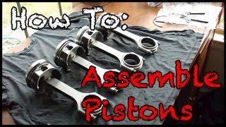 How to Assemble Pistons with Rods [upl. by Acinoj]