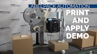 Print and Apply Labeling System Demo [upl. by Cressler]