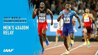 Mens 4x400m Relay Final  IAAF World Championships London 2017 [upl. by Margetts]