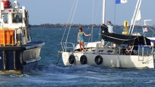 E38 Transiting the Panama Canal on a 27 foot Sailboat [upl. by Ednutey]