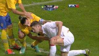 Sweden vs England 42 Official Goals and Highlights  FATV 141112 [upl. by Attennek]