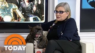 Carrie Fisher And Her Frenchie Are A Force To Be Reckoned With  TODAY [upl. by Oiratno]