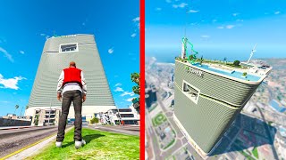 NEW TALLEST BUILDING In GTA 5 Mods [upl. by Enitnemelc377]