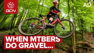 We Gave A Pro Mountain Biker A Gravel Bike amp This Is What Happened [upl. by Gayl]