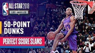 ALL 50Point Dunks In NBA Slam Dunk Contest History [upl. by Parette]