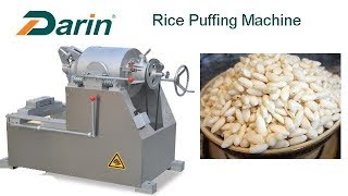 How to make Full Puffed RiceRice puffing making machineDARIN [upl. by Katharyn]