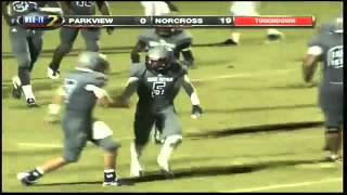 Myles Autry of Norcross with a 72 yard punt return for touchdown [upl. by Clinton350]