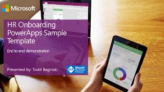 HR Onboarding PowerApps  Demo [upl. by Baynebridge]