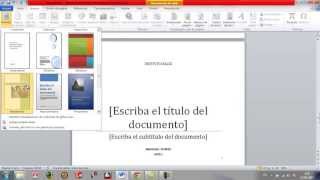 Como hacer presentacion en word [upl. by Sej]