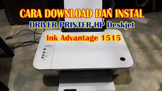 Cara Instal Driver Printer HP Deskjet 1515 [upl. by Lerim921]