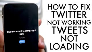 How To FIX Twitter Not Loading Tweets 2021 [upl. by Ciryl880]