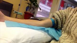 Iron Infusion Hopsital Procedure Cannula Insertion [upl. by Stoneham]