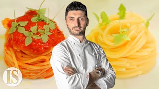 Spaghetti al pomodoro originale vs gourmet di Andrea Aprea [upl. by Fax917]