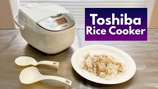 Toshiba TRCS01 Rice Cooker  Review Taste Test [upl. by Annoda]