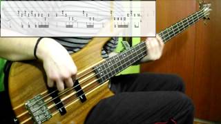 Incubus  Are You In Bass Cover Play Along Tabs In Video [upl. by Lezah680]