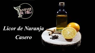 COMO HACER UN LICOR DE NARANJA CASERO [upl. by Heron]