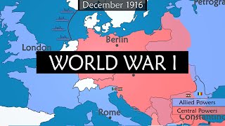 World War I  Summary on a Map [upl. by Ibmat]