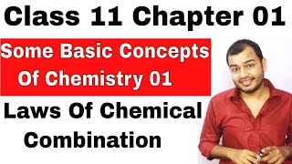 Class 11 CHEM  Chapter 1 Some Basic Concepts of Chemistry 01  Laws of Chemical Combination [upl. by Annaegroeg438]