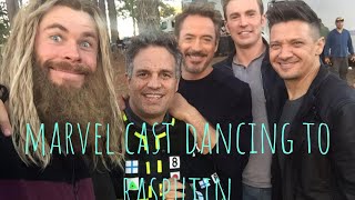 Marvel cast dancing to rasputin [upl. by Innattirb828]