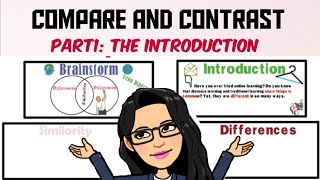 Compare and Contrast Part 1 Brainstorming  Introduction [upl. by Cressida]