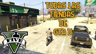 Localización de todas las tiendas GTA V 2024 [upl. by Durtschi]