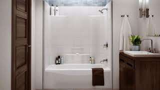 ★ TOP 40 ★ Small Bathroom Ideas With Tub Shower Combo [upl. by Aehsat]