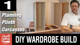 DIY Fitted Wardrobe Build with Basic Tools  Video 1  PLINTH amp CARCASSES [upl. by Esital]