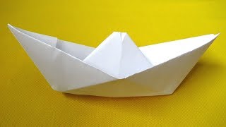 Como hacer un barco de papel  how to make a paper boat [upl. by Nyra794]