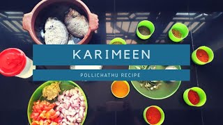 Karimeen Pollichathu Recipe in Malayalam ♧ Pearl Spot Recipe ♧ Kerala Style Malayalam [upl. by Peisch]