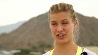 2015 Eugenie Bouchard Preview Interview [upl. by Anin192]