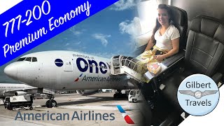 Premium Economy American Airlines 777200 Flight Review Paris to Miami [upl. by Dacia24]