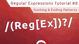 Regular Expressions RegEx Tutorial 8  Starting amp Ending Patterns [upl. by Azrim]