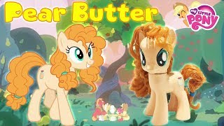 Custom PEAR BUTTER PONY APPLEJACKS MOM Tutorial MLP DIY My Little [upl. by Telrahc313]