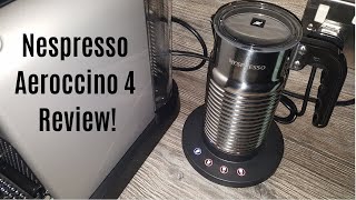 Nespresso Aeroccino 4 Milk Frother Review  Worth upgrading from the Aeroccino 3 [upl. by Ronoh102]