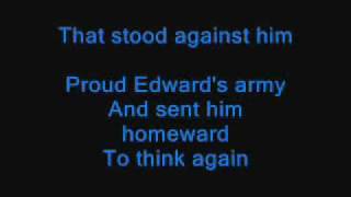 Flower of Scotland singalong lyrics [upl. by Eelyme]