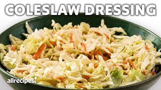 How to Make Easy Coleslaw Dressing  Allrecipes [upl. by Wimsatt]