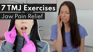 7 Best TMJ Exercises to RELIEVE Jaw Pain [upl. by Lybis261]