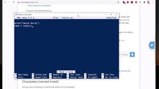 How to Install Python 38 with Chocolatey on Windows 10 [upl. by Aika]