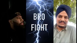 Sidhu Moose Wala face to face with Sunny Malton  Sidhu Moose Wala fight with Sunny Malton Byg Byrd [upl. by Aseral]