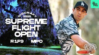 2025 Supreme Flight Open  MPO R1F9  Heimburg Barela McBeth Robinson  Jomez Disc Golf [upl. by Disini]