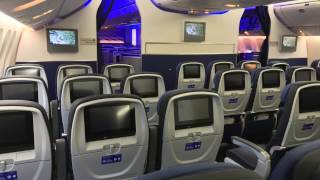 United Airlines BRAND NEW B777300ER walkthrough [upl. by Lotsirb]