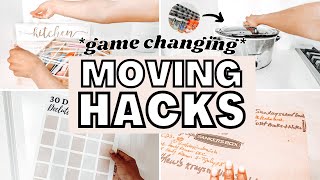 18 Moving Hacks and Packing Tips That Will Make Your Move SO MUCH EASIER [upl. by Fulvi]