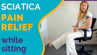 Sciatica Pain Relief while Sitting [upl. by Kissie256]