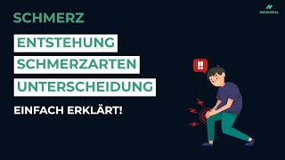 Schmerzentstehung Schmerzarten amp Unterscheidung  SCHMERZ einfach erklärt [upl. by Bokaj]