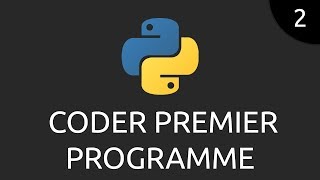 Python 2  coder premier programme [upl. by Stevens]