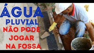 CAIXA COLETORA PARA ÁGUA PLUVIAL COMO FAZER [upl. by Yral]