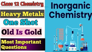 Inorganic Chemistry Class 12 Heavy Metals NEB BOARD EXAM [upl. by Kilroy]