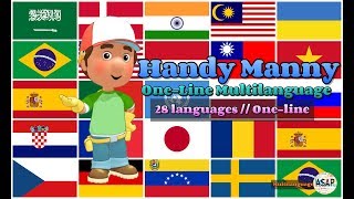 Handy Manny  OneLine Multilanguage in 28 Languages REQUESTED [upl. by Anauqcaj]