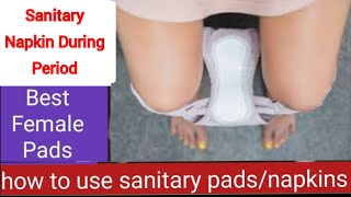 How to use sanitary pads sanitary pads  female pads  sanitary napkin during period  konsa pads [upl. by Nimajnab]